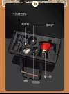 Best-selling outdoor hand-brewed coffee set gift box, hand-ground coffee machine, outdoor stove + coffee bean grinder Item Picture
